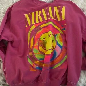 Brandy new nirvana sweatshirt from urban outfitters size s/m
